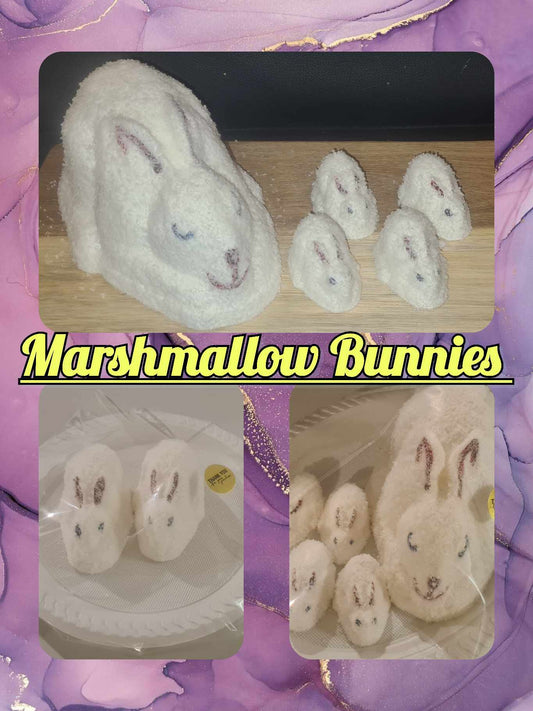 Small Marshmallow Bunny icing sugar